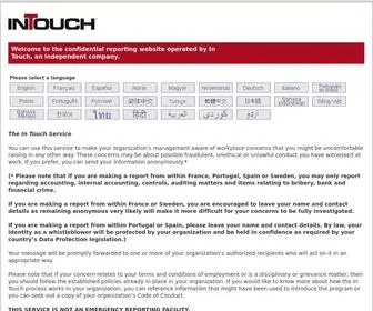 Intouchwebsite.com(Intouch) Screenshot