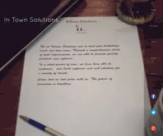 Intown-Solutions.com(InTown Solutions) Screenshot