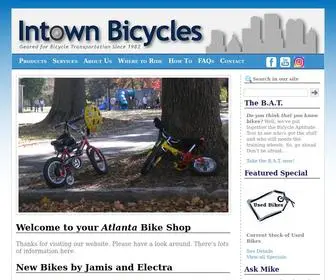 Intownbicycles.com(Atlanta Bike Shop) Screenshot