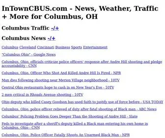 Intowncbus.com(Columbus, Ohio) Screenshot