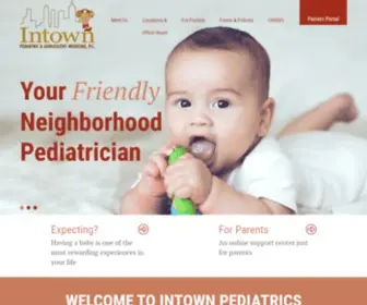 Intownpediatrics.com(Intown Pediatric & Adolescent Medicine) Screenshot