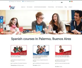 Intowords.com.ar(Spanish courses in Palermo) Screenshot