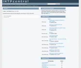 Intpcentral.com(INTP Central) Screenshot