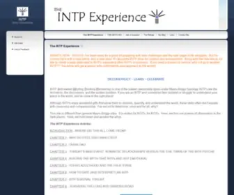 Intpexperience.com(The INTP Experience) Screenshot