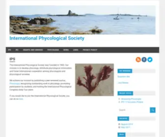 Intphycsoc.org(International Phycological Society) Screenshot