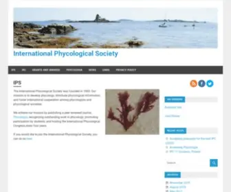 Intphycsociety.org(International Phycological Society) Screenshot