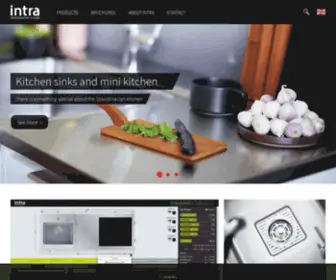 Intra.no(Intra is a design company) Screenshot