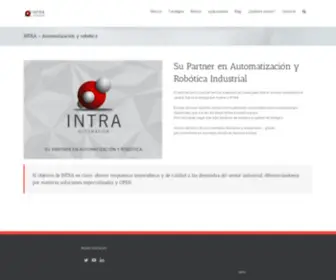 Intraautomationsl.com(Intra Automation) Screenshot