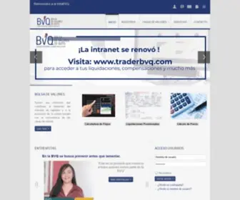 Intrabvq.com(Bolsa de Valores de Quito) Screenshot