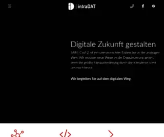 Intradat.com(Digitale Zukunft gestalten) Screenshot