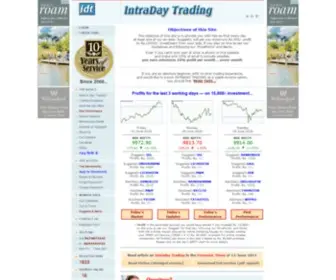 Intradaytrade.net.in(Intraday Trading Tips) Screenshot