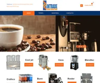 Intrade-Corp.com(Intrade Corporation somos tu proveedor ideal de equipos para la industria de bebidas y alimentos) Screenshot