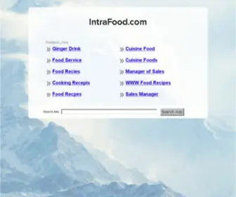 Intrafood.com(The Leading Intra Food Site on the Net) Screenshot