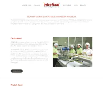 Intrafood.net(Intrafood Singabera Indonesia) Screenshot