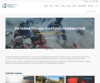 Intraftfed.com(International Rafting Federation (IRF)) Screenshot