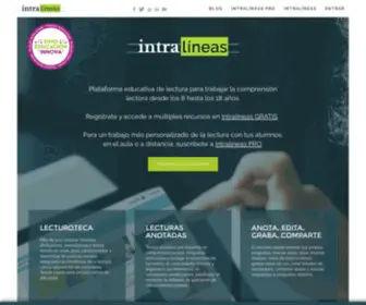 Intralineas.com(Intralíneas) Screenshot