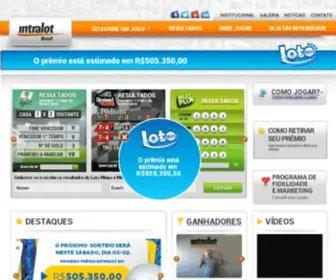 Intralot.com.br(Intralot Brasil) Screenshot