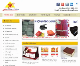 Intrananh.com(In card visit Hà Nội giá rẻ) Screenshot