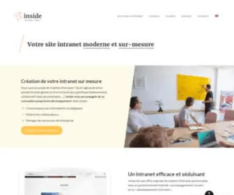 Intranet-Inside.com(Intranet Inside : création de votre intranet sur mesure) Screenshot