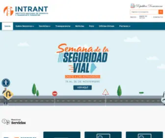 Intrant.gob.do(Instituto Nacional de Tránsito y Transporte Terrestre) Screenshot