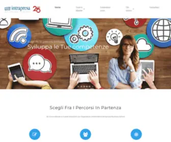 Intrapresagroup.it(Intrapresa Business School Formazione pratica) Screenshot