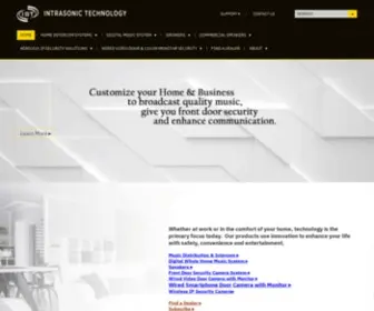 Intrasonictechnology.com(New Home Construction & RETRO Solution for Digital Home Music Systems) Screenshot