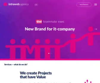 Intraweb.agency(Создание сайтов) Screenshot