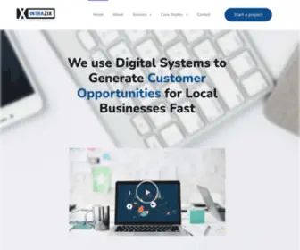 Intrazix.com(We generate on demand leads for businesses at low cost) Screenshot