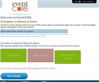 Intre.org(Eventcore server page) Screenshot