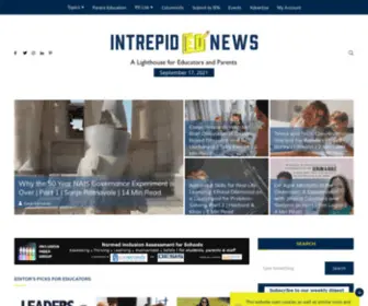 Intrepidednews.com(Handpicked stories and more on what) Screenshot