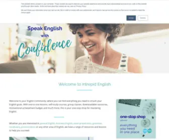 Intrepidenglish.co.uk(Intrepid English) Screenshot