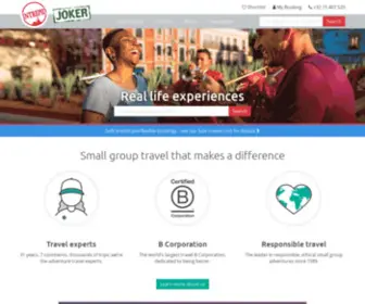 Intrepidtravel.be(Small Group Tours &amp; Travel) Screenshot