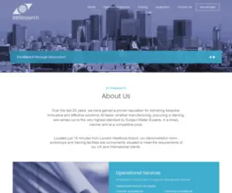 Intresearch.com(Operational Services) Screenshot