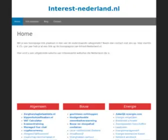 Intrest-Nederland.nl(Joomla) Screenshot