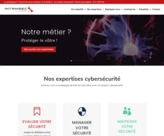 Intrinsec.com(Expert en sécurité informatique) Screenshot