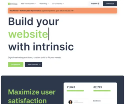 Intrinsicchicago.com(Intrinsic Marketing) Screenshot