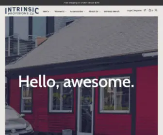 IntrinsicProvisions.com(Intrinsic Provisions) Screenshot