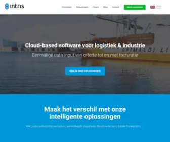 Intris.be(Software voor Transport & Logistiek) Screenshot