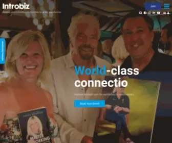 Introbiz.co.uk(Creating and connecting communities for global opportunities) Screenshot