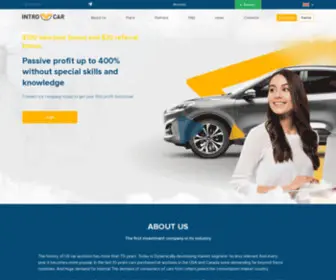 Introcar.net(Investment company) Screenshot