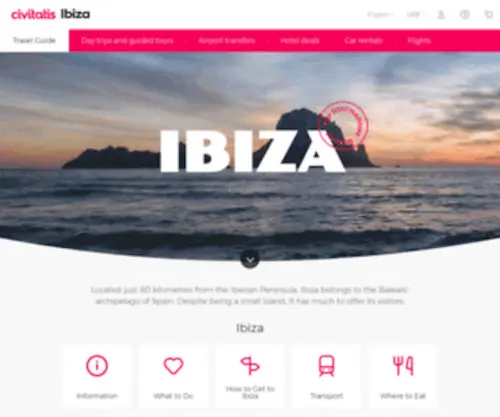 Introducingibiza.com(A travel guide) Screenshot