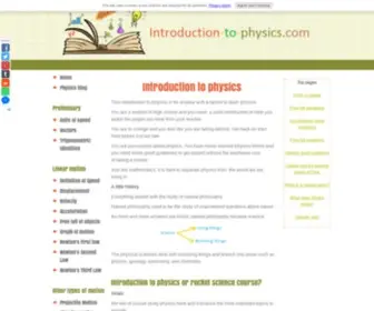 Introduction-TO-PHysics.com(Introduction to Physics) Screenshot