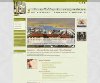 Introibo.net(Alles rund um die MISSA TRIDENTINA) Screenshot