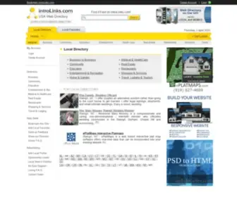 Introlinks.com(Web Directory in the united states) Screenshot