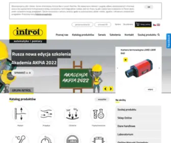 Introl.pl(AKP, czujniki, przetworniki, ciśnienie, poziom, przepływ) Screenshot