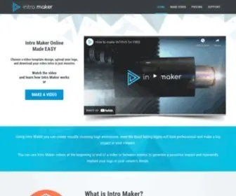 Intromaker.net(Intro Maker) Screenshot