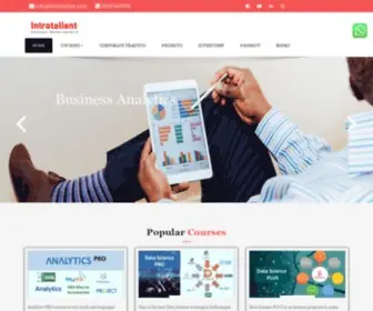 Introtallent.com(Data Science and Analytics Training in Bangalore) Screenshot