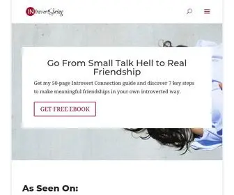 Introvertspring.com(Introvert Spring) Screenshot