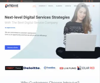 Introvive.com(Buy & Sell Your Digital Services) Screenshot