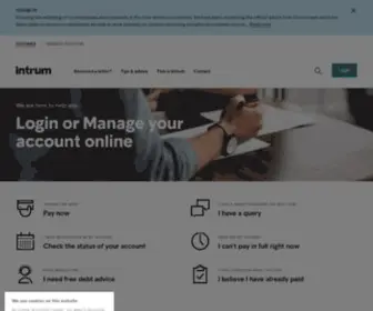 Intrum.co.uk(Intrum) Screenshot